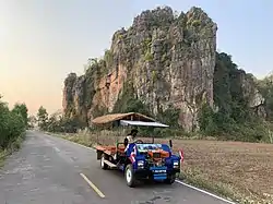 A limestone karst in Ban Mung, Noen Maprang