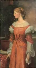 Lina Duff Gordon in 1898, by George Frederic Watts, costumed after Leonardo da Vinci