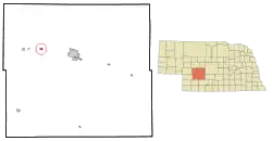Location of Hershey, Nebraska