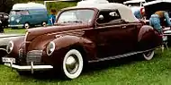Lincoln-Zephyr V-12 convertible coupe 1938