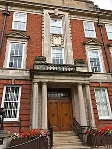 Lincolnshire County Offices, Entrance Portico