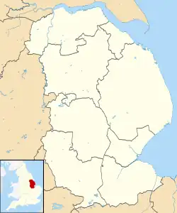 Maps of castles in England by county: L–W is located in Lincolnshire