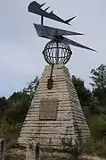 Monument of Charles Lindbergh in Friestas, Valença
