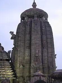 main conical spire of the temple