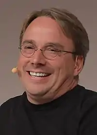 Image 34Linus Torvalds at the LinuxCon Europe 2014 in Düsseldorf  (from Linux kernel)