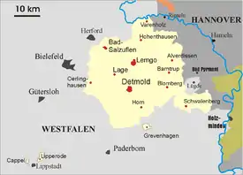 Free State of Lippe, 1918–1947.
