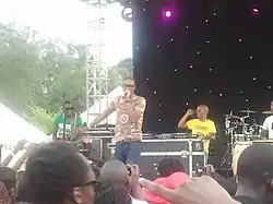 Liquideep Performing in Blankets and Wine 40, Nairobi