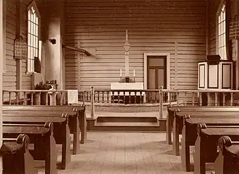 Interior view before 1902
