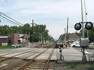 Crossing the LIRR tracks in Little Neck