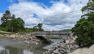 The Burnett Road bridge