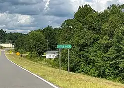 Sign for Little Rock