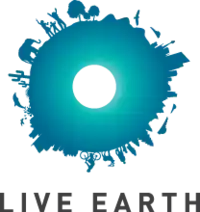 The Live Earth logo representing the "S.O.S." message.