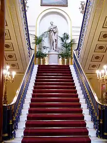 Main staircase, Liverpool Town Hall(completed 1820; Grade I)