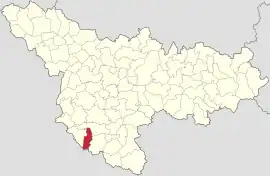 Location in Timiș County