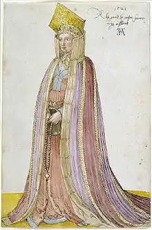 Livonian lady by Albrecht Dürer, 1521