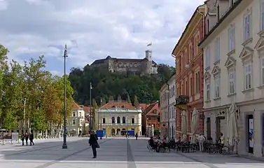 The Ljubljana Castle in Slovenia is Medieval fortress, built in the 11th century and rebuilt in the 12th century