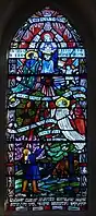 Memorial window to her sister's two children, Our Lady's, Llandovery, Dyfed, Wales