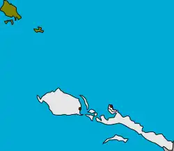 Location of Murat Rural LLG in Kavieng District of New Ireland Province in Papua New Guinea