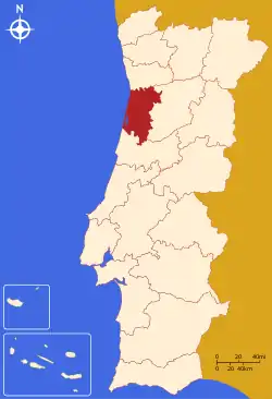 Location of District of Aveiro