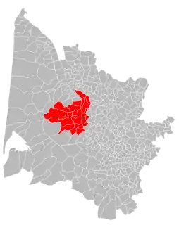 Location within the Gironde department