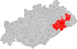 Location in the Hérault.