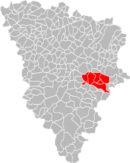 Location within the Yvelines department