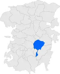 Map showing location within Berguedà