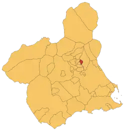 Location of Lorquí