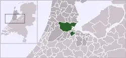 Amsterdam within North Holland