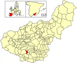 Location of El Valle