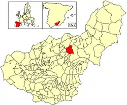 Location of Fonelas