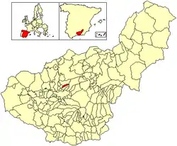 Location of Nívar