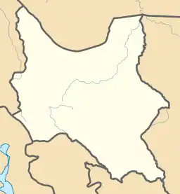 Location of Asiru Qucha in Bolivia.