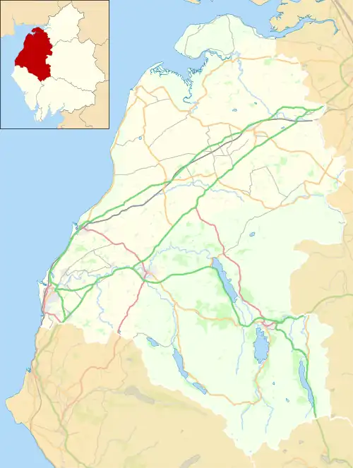 Milefortlet 25 is located in the former Allerdale Borough