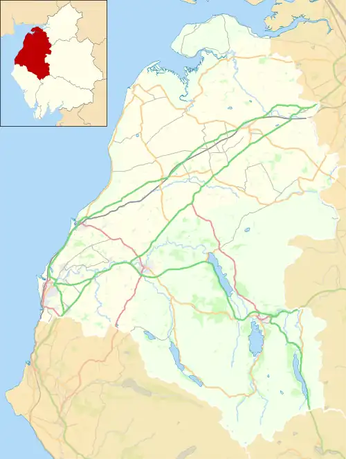 Milefortlet 14 is located in the former Allerdale Borough