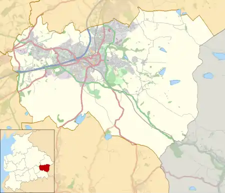 Haggate is located in the Borough of Burnley