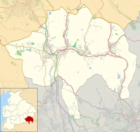 Haslingden is located in the Borough of Rossendale