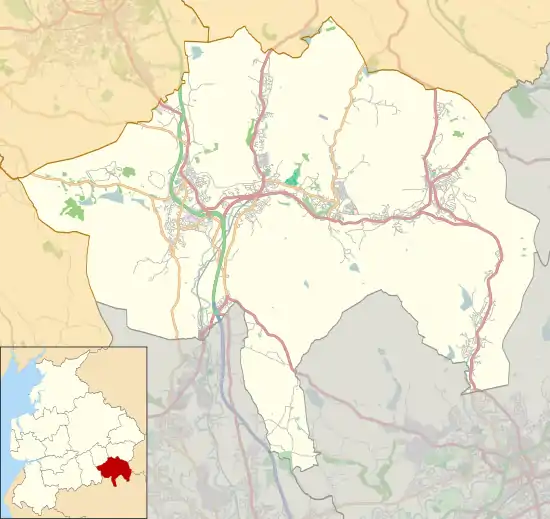 Chatterton is located in the Borough of Rossendale