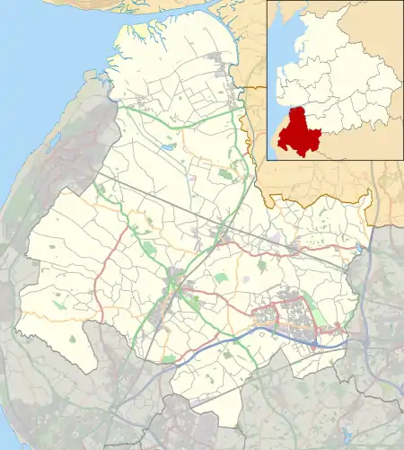 Hoscar is located in the Borough of West Lancashire