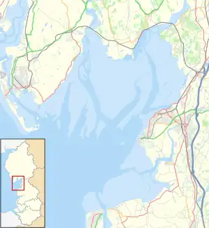 Silverdale is located in Morecambe Bay