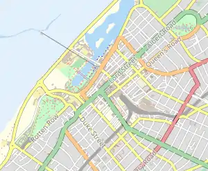 Map of Southport town centre