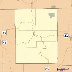 Needmore is located in Brown County, Indiana