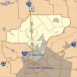 Otto is located in Clark County, Indiana