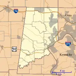 Logan is located in Dearborn County, Indiana