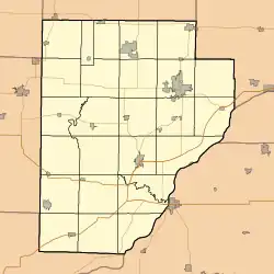 Bybee is located in Fulton County, Illinois
