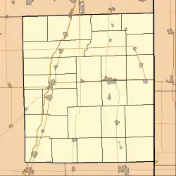 Iroquois is located in Iroquois County, Illinois