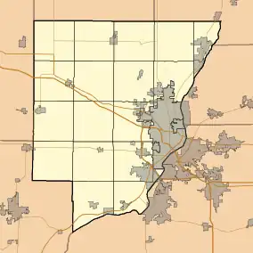 Edwards is located in Peoria County, Illinois