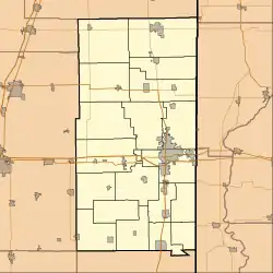 Muncie is located in Vermilion County, Illinois