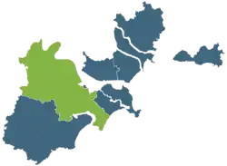 Location of Chaoyang in Shantou