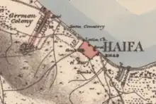 Haifa colony in the PEF Survey of Palestine